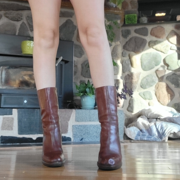 Tommy Hilfiger Brown Leather Boots - Picture 8 of 8